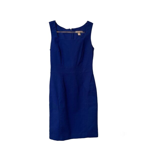 Banana Republic Royal Blue Sheath Dress Size 2 - Picture 3 of 12